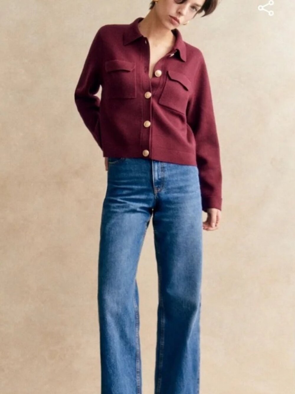 Sezane Betty Cardigan - Picture 2 of 3